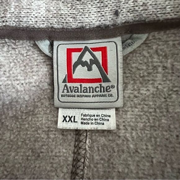 Avalanche Outdoor Supply Co Men’s Fleece Full Zip Jacket size XXL - Picture 3 of 6